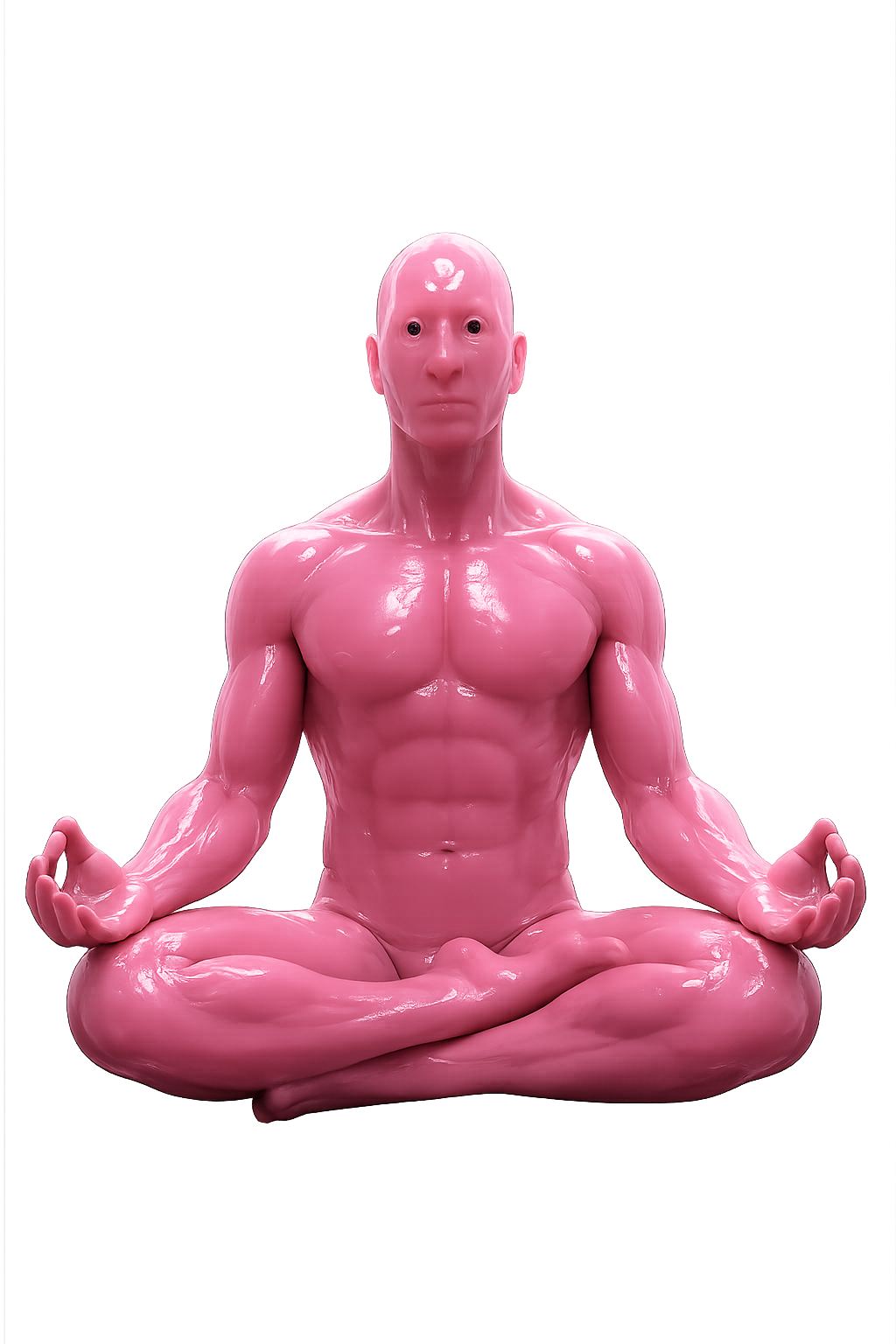 $ALIVE mascot in meditation